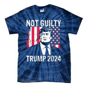 Trump Not Guilty 2024 Free Trump Tie-Dye T-Shirt