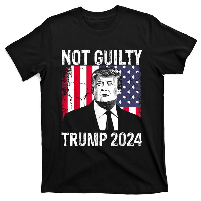 Trump Not Guilty 2024 Free Trump T-Shirt