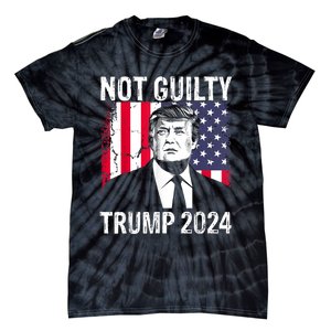 Trump Not Guilty 2024 Free Trump Tie-Dye T-Shirt