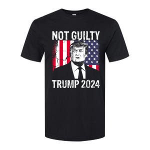 Trump Not Guilty 2024 Free Trump Softstyle CVC T-Shirt