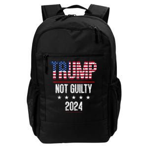 Trump Not Guilty Support Free Trump, Saying For Republicans Daily Commute Backpack