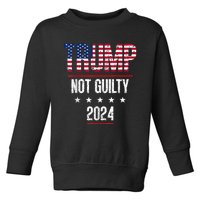 Trump Not Guilty Support Free Trump, Saying For Republicans Toddler Sweatshirt