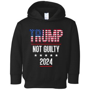 Trump Not Guilty Support Free Trump, Saying For Republicans Toddler Hoodie