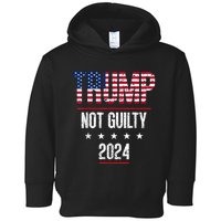 Trump Not Guilty Support Free Trump, Saying For Republicans Toddler Hoodie