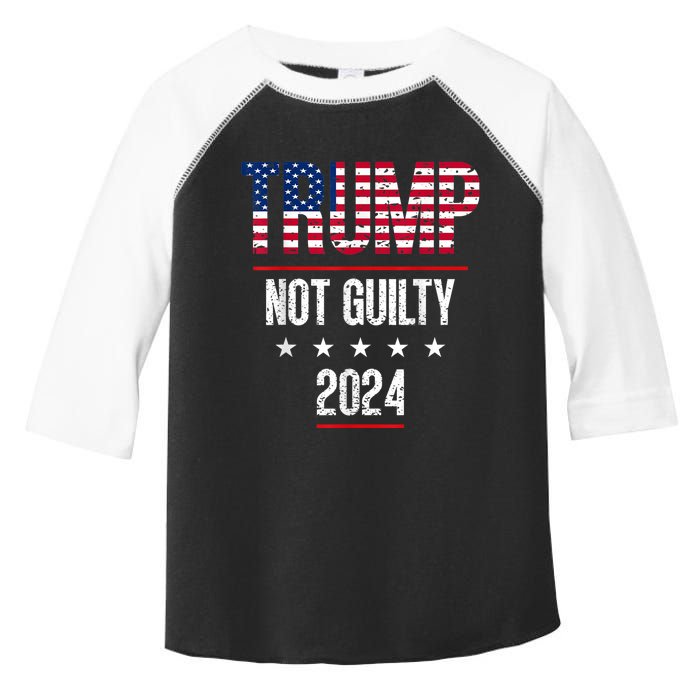 Trump Not Guilty Support Free Trump, Saying For Republicans Toddler Fine Jersey T-Shirt