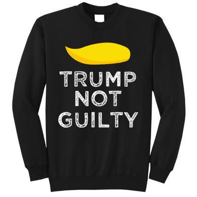 Trump not guilty funny Trump free Trump cool Trump supporter Sweatshirt