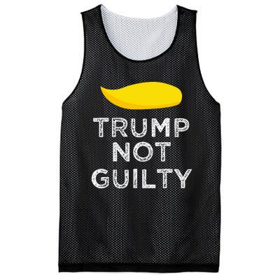 Trump not guilty funny Trump free Trump cool Trump supporter Mesh Reversible Basketball Jersey Tank