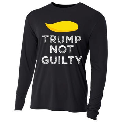 Trump not guilty funny Trump free Trump cool Trump supporter Cooling Performance Long Sleeve Crew