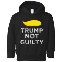 Trump not guilty funny Trump free Trump cool Trump supporter Toddler Hoodie