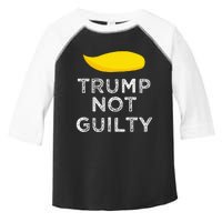 Trump not guilty funny Trump free Trump cool Trump supporter Toddler Fine Jersey T-Shirt