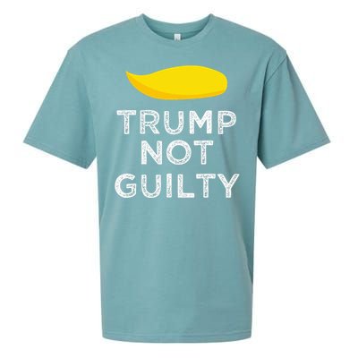 Trump not guilty funny Trump free Trump cool Trump supporter Sueded Cloud Jersey T-Shirt