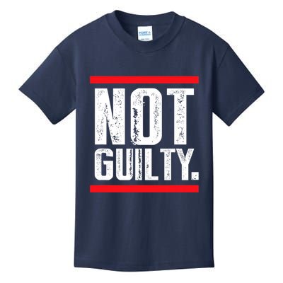 Trump Not Guilty Support Trump, Free Donald Trump Kids T-Shirt