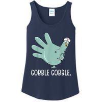 Thanksgiving Nurse Glove Turkey Nurse Thanksgiving For Nurse Ladies Essential Tank