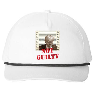 Trump Not Guilty 2024 Snapback Five-Panel Rope Hat