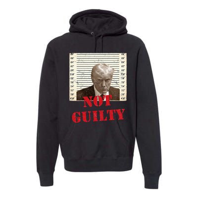 Trump Not Guilty 2024 Premium Hoodie