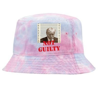 Trump Not Guilty 2024 Tie-Dyed Bucket Hat