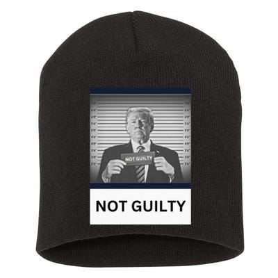 Trump Not Guilty Donald Trump Classic Short Acrylic Beanie