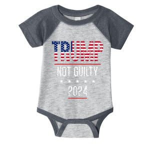 Trump Not Guilty Support Free Trump Saying For Republicans Infant Baby Jersey Bodysuit