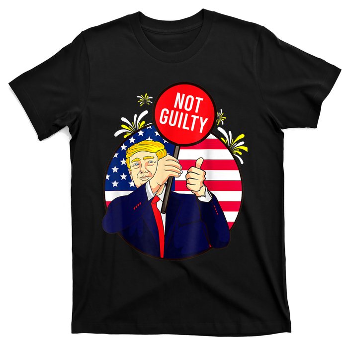 Trump Not Guilty 2024 Free Trump T-Shirt