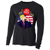 Trump Not Guilty 2024 Free Trump Cooling Performance Long Sleeve Crew