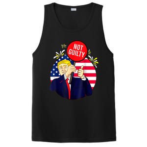 Trump Not Guilty 2024 Free Trump PosiCharge Competitor Tank