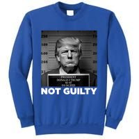 Trump Not Guilty Mug Shot Free Trump I Stand With Trump Sweatshirt