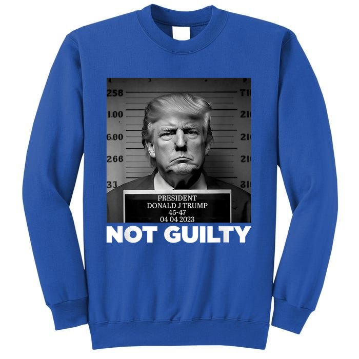 Trump Not Guilty Mug Shot Free Trump I Stand With Trump Sweatshirt