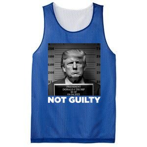 Trump Not Guilty Mug Shot Free Trump I Stand With Trump Mesh Reversible Basketball Jersey Tank