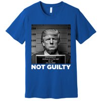 Trump Not Guilty Mug Shot Free Trump I Stand With Trump Premium T-Shirt