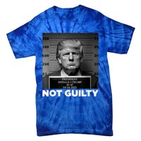 Trump Not Guilty Mug Shot Free Trump I Stand With Trump Tie-Dye T-Shirt