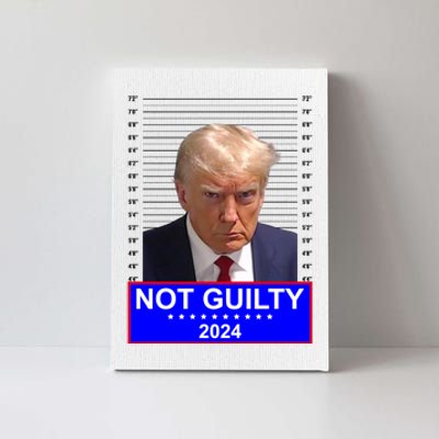 Trump Not Guilty Mugshot 2024 Election Canvas