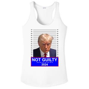 Trump Not Guilty Mugshot 2024 Election Ladies PosiCharge Competitor Racerback Tank