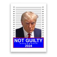 Trump Not Guilty Mugshot 2024 Election Poster