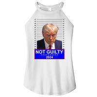 Trump Not Guilty Mugshot 2024 Election Women's Perfect Tri Rocker Tank