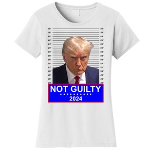 Trump Not Guilty Mugshot 2024 Election Women's T-Shirt