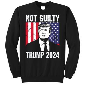 Trump Not Guilty 2024 Free Trump Usa Election Sweatshirt