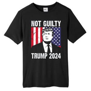 Trump Not Guilty 2024 Free Trump Usa Election Tall Fusion ChromaSoft Performance T-Shirt