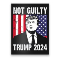 Trump Not Guilty 2024 Free Trump Usa Election Poster