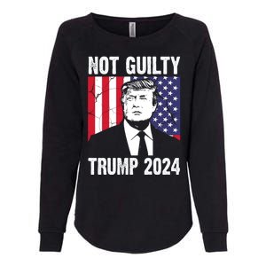 Trump Not Guilty 2024 Free Trump Usa Election Womens California Wash Sweatshirt