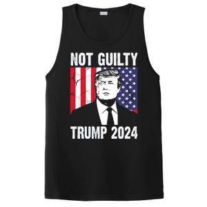 Trump Not Guilty 2024 Free Trump Usa Election PosiCharge Competitor Tank