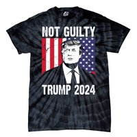 Trump Not Guilty 2024 Free Trump Usa Election Tie-Dye T-Shirt