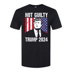 Trump Not Guilty 2024 Free Trump Usa Election Softstyle CVC T-Shirt