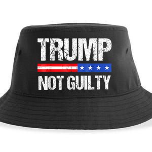 Trump Not Guilty, Trump Campaign Sustainable Bucket Hat