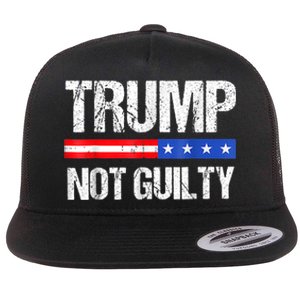 Trump Not Guilty, Trump Campaign Flat Bill Trucker Hat