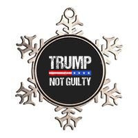 Trump Not Guilty, Trump Campaign Metallic Star Ornament