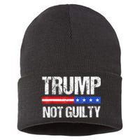 Trump Not Guilty, Trump Campaign Sustainable Knit Beanie