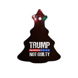 Trump Not Guilty, Trump Campaign Ceramic Tree Ornament