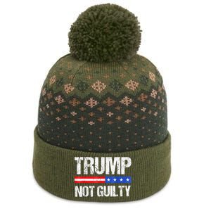 Trump Not Guilty, Trump Campaign The Baniff Cuffed Pom Beanie