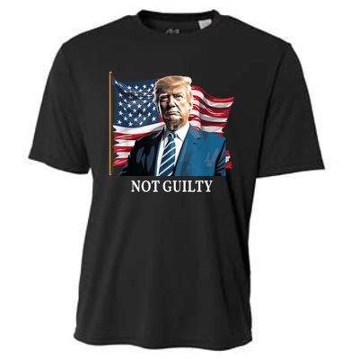 Trump Not Guilty Cooling Performance Crew T-Shirt