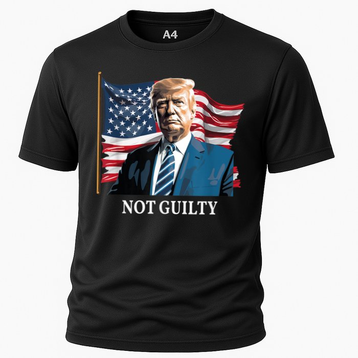 Trump Not Guilty Cooling Performance Crew T-Shirt